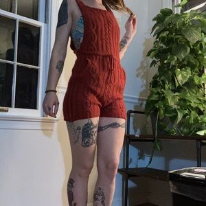 UNIF KNIT OVERALL SHORTS